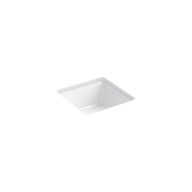 Kohler Verticyl Vitreous China Square Undermount Bathroom Sink with